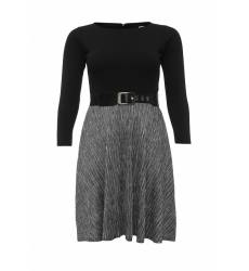 Платье LOST INK CURVE SKATER DRESS WITH PLEATED SKIRT AND BELT