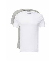 Комплект футболок 2 шт. Five Basics 2PK S/S CREW NECK TOP GREY MARL+WHITE