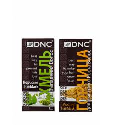 Набор масок DNC для волос Горчица (100г) и Хмель (100г)