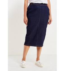Юбка LOST INK PLUS PENCIL SKIRT IN DENIM WITH BUCKLE WAIST