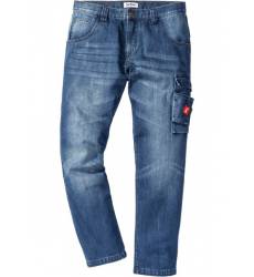 джинсы bonprix Джинсы Regular Fit в потертом стиле, cредний рост
