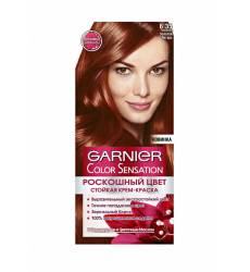 Краска для волос Garnier Color Sensation, Роскошь цвета, оттенок 6.35, Золо