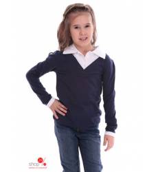 Рубашка-поло VidOli для девочки, цвет синий 37032112
