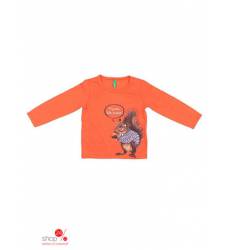 Лонгслив Benetton для девочки, цвет оранжевый 37155869