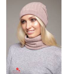 Комплект: шапка и снуд Lavana Fashion, цвет розовый 37362291