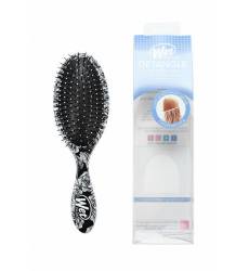 Расческа Wet Brush для спутанных волос, калавера (черно-белая)