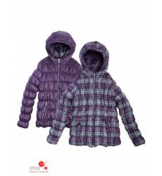 Куртка S’COOL! для девочки, цвет фиолетовый, серый 37529174