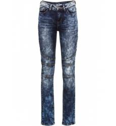 джинсы bonprix Узкие стрейчевые джинсы с декоративными швами, cре
