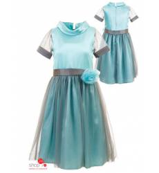 Платье Nota Bene для девочки, цвет бирюзовый 37684362