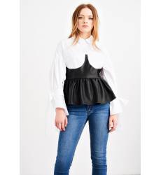 Блуза LOST INK PU BUSTIER TOP