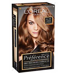 Краска для волос Recital Preference Тон 6.35 ГАВАНА Светлый янтарь Краска для волос Recital Preference Тон 6.35 ГАВ