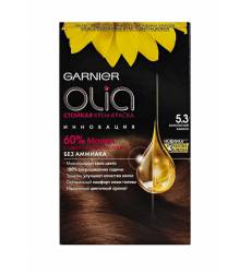 Краска для волос Garnier Olia, оттенок 5.3, Золотистый каштан