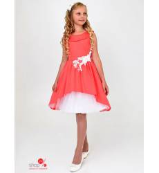 Платье Ladetto для девочки, цвет коралловый 38678590