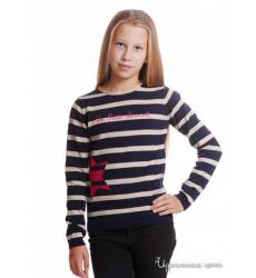 Пуловер Le Petit Marcel для девочки, цвет синий, белый 39041697