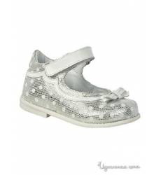 Туфли Bartek для девочки, цвет серебряный 39041704