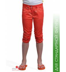 Укороченные брюки, крой для стандартной фигуры Million X для девочки, цвет оранжевый неон 39085552