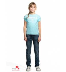 Узкие джинсы Million X для девочки, цвет синий 39085750