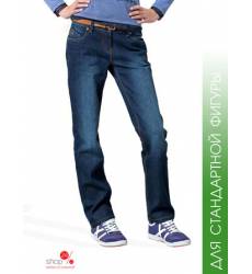 Прямые джинсы Million X для девочки, цвет темно-синий 39085751