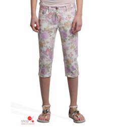 Укороченные брюки с рисунком Million X для девочки, цвет мультиколор 39086193