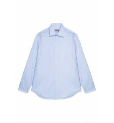 рубашка Canali Голубая сорочка из хлопка