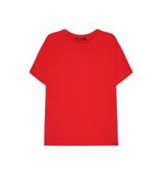Красная хлопковая футболка Красная хлопковая футболка