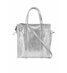сумка Balenciaga Серебристая сумка Bazar Shopper S