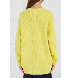 пуловер Balenciaga Желтый хлопковый пуловер