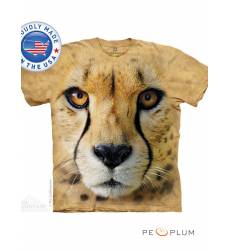 футболка The Mountain Футболка со львом Big Face Cheetah