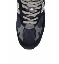 кроссовки New Balance Синие кроссовки из замши и текстиля №991