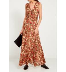 длинное платье Isabel Marant Платье-макси с цветочным принтом