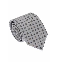 галстук Gucci Серый галстук с узором