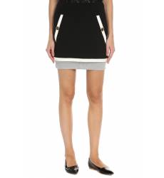 юбка Moschino Облегающая мини-юбка с декоративными кармашками