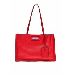 сумка Prada Красная сумка из кожи Etiquette