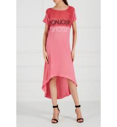 миди-платье SWEET MATILDA Розовое платье-футболка