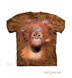 футболка The Mountain Футболка с обезьяной Orangutan Hang