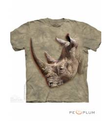 футболка The Mountain Футболка с изображением животных White Rhino
