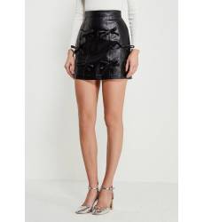 Юбка LOST INK PU BOW DETAIL MINI SKIRT