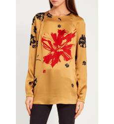 блузка Chapurin Шелковая блузка с цветами