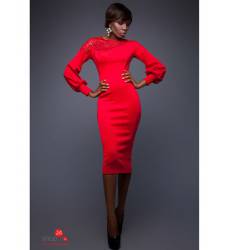 Платье Jadone Fashion, цвет красный 40998779