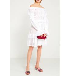 мини-платье Dolce&Gabbana Белое платье с оборками