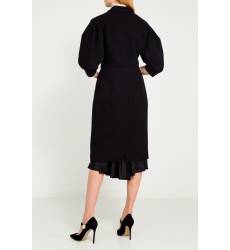 пальто Dolce&Gabbana Черное шерстяное пальто