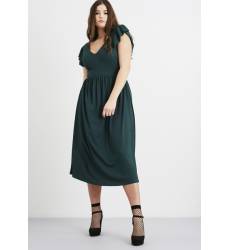 Платье LOST INK PLUS SKATER DRESS WITH FRILL SLEEVE IN RIB