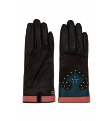 перчатки Gucci Кожаные перчатки с заклепками
