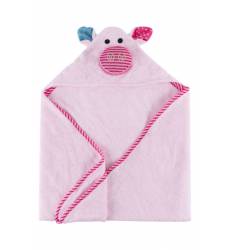 Розовое детское полотенце с капюшоном Розовое детское полотенце с капюшоном