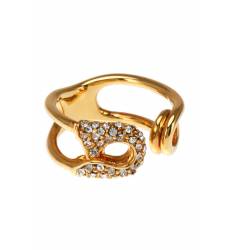 кольцо Giuseppe Zanotti Design Кольцо-булавка с кристаллами