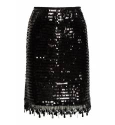 юбка Marc Jacobs Черная юбка с пайетками