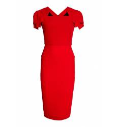 мини-платье Roland Mouret Красное шерстяное платье