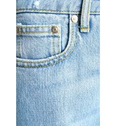 Прямые голубые джинсы Прямые голубые джинсы