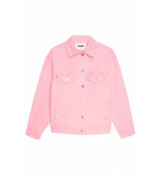 куртка MSGM Розовая джинсовая куртка