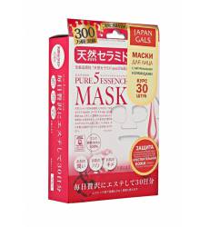 Комплект масок для лица Japan Gals с натуральными керамидами Pure5 Essential 30 шт